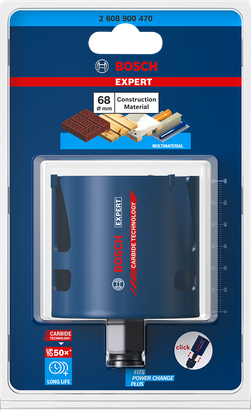 Bosch ×60 公釐建築材料孔鋸。
